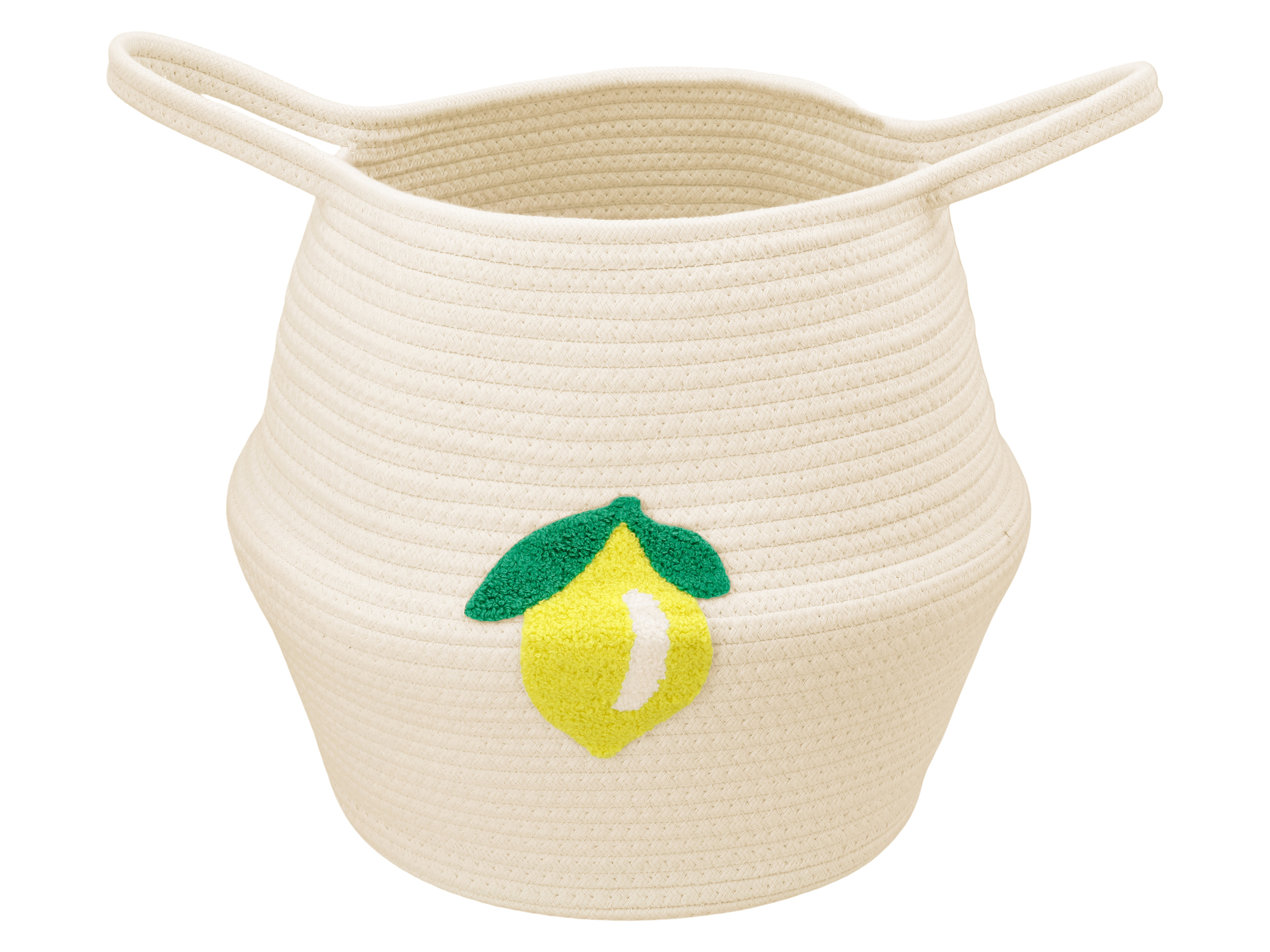 LIVARNO® Dekoratívny košík, 28 cm (citrón)