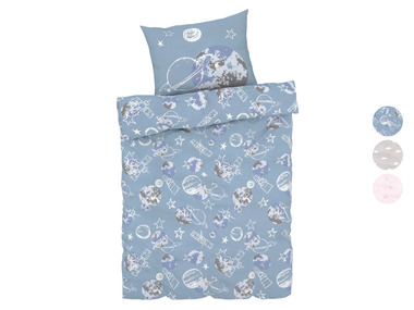 LIVARNO home Detská bavlnená posteľná bielizeň svietiaca v tme, 140 x 200 cm