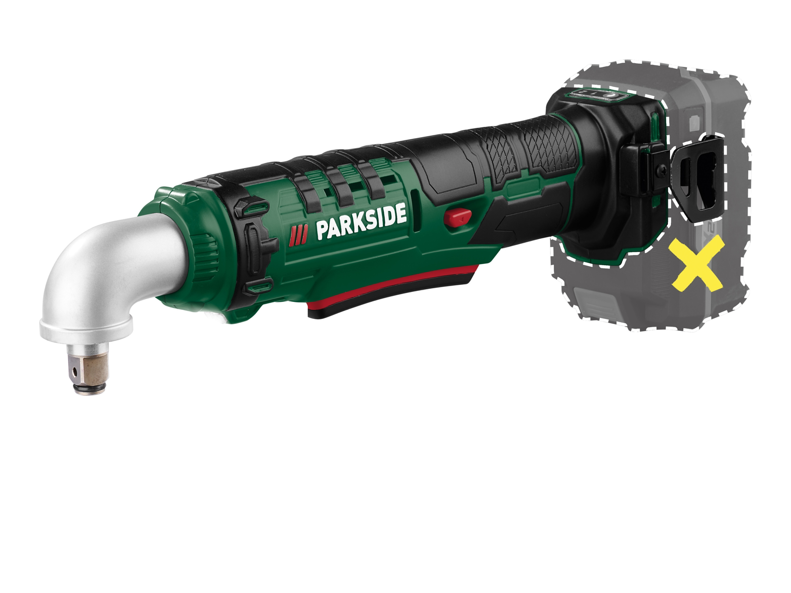 PARKSIDE® Aku uhlový rázový uťahovák 20 V PAWS 20 A1 - bez akumulátora