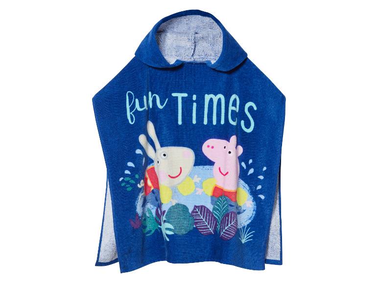 Modrý kúpací plášť s Pepinou prasaťom a kamarátmi.