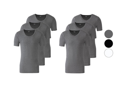LIVERGY Pánske bavlnené spodné tričko, 3 kusy
