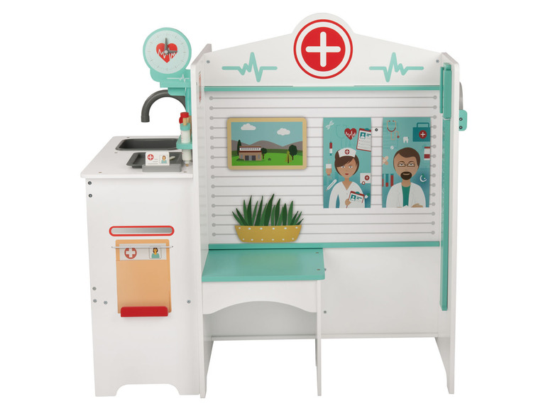 Prejsť na zobrazenie na celú obrazovku: Playtive Drevená lekárska ambulancia – obrázok 1