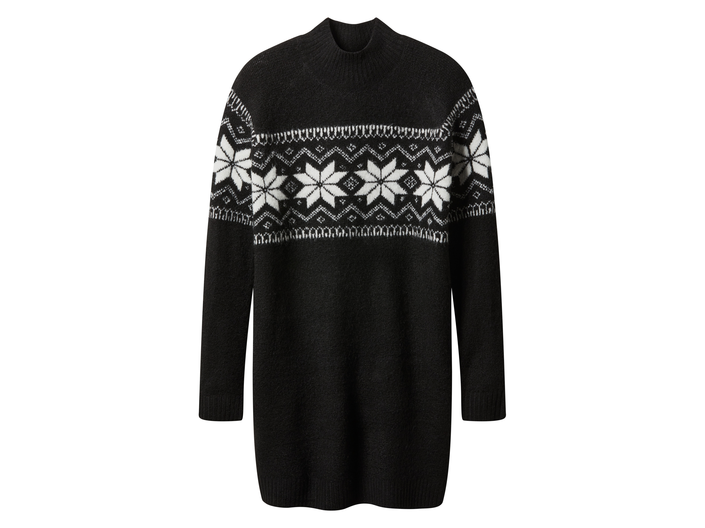 esmara® Dámske úpletové šaty (čierna, XL (48/50))
