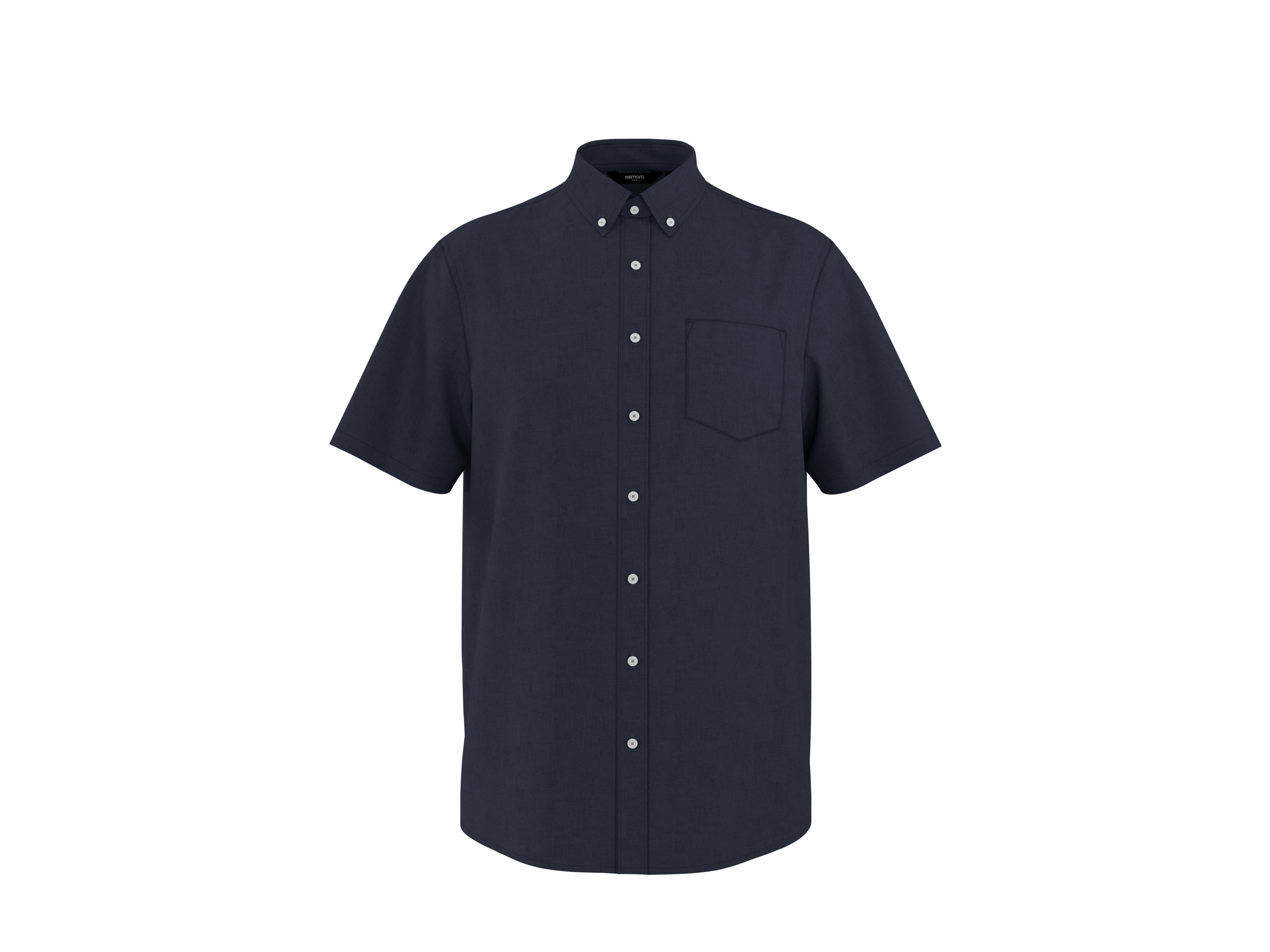 esmara Men Pánska ľanová košeľa Premium (navy modrá, XL (43/44))