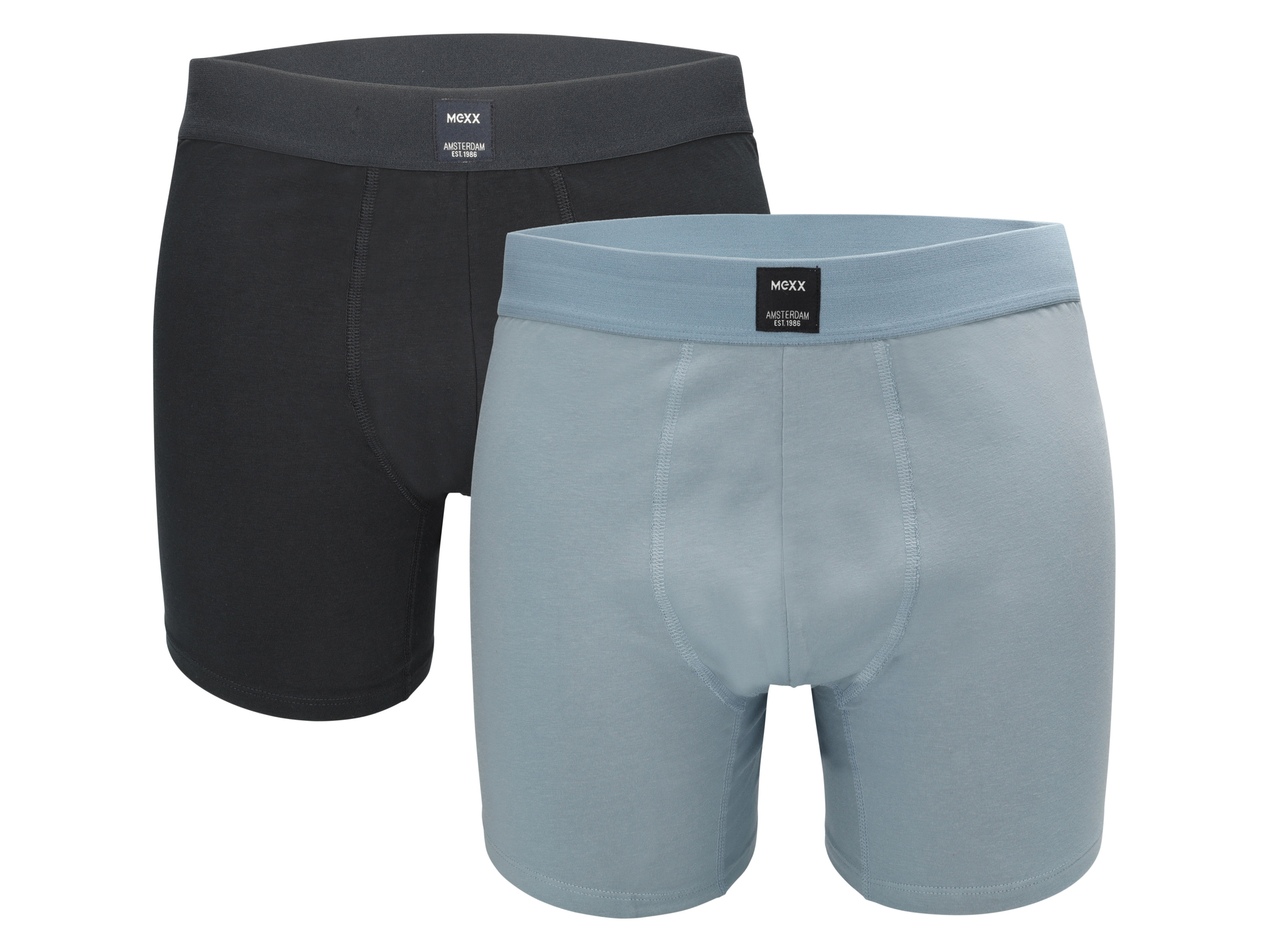 MEXX Pánske boxerky, 2 kusy (navy modrá/modrosivá, L)