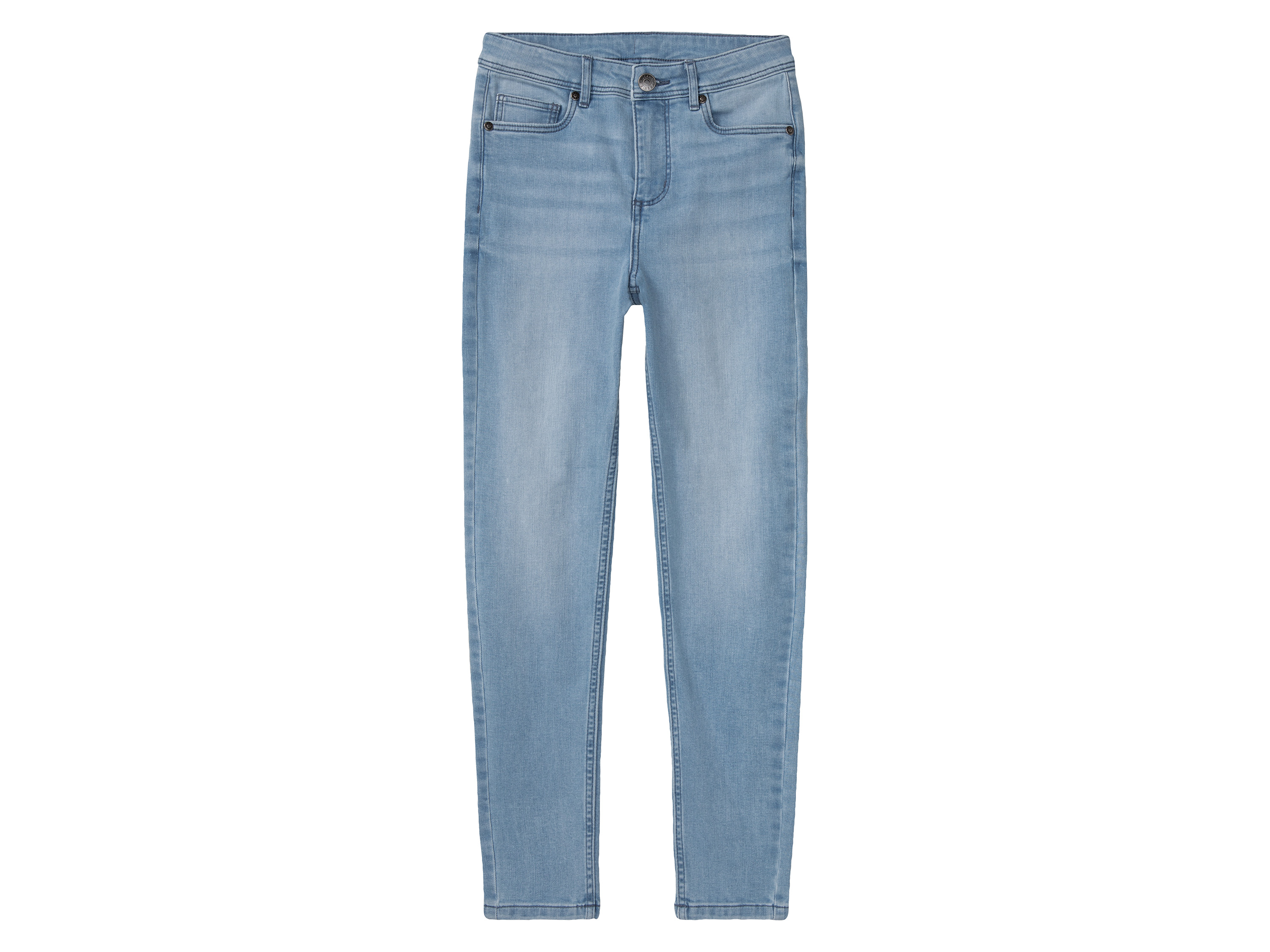 pepperts!® Dievčenské rifle „Super Skinny Fit“ (164, bledomodrá)