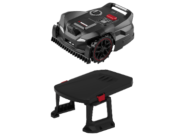 PARKSIDE PERFORMANCE® Robotická kosačka 20 V PPAMR 1250 A1 Smart & Free + Garáž pre robotickú kosačku PUMRG A1