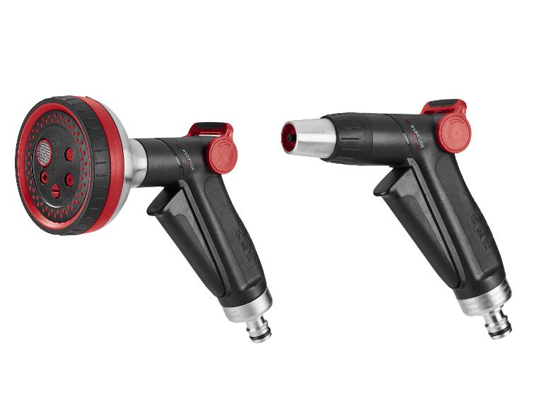 Zavlažovacie pištole PARKSIDE v čiernej a červenej farbe