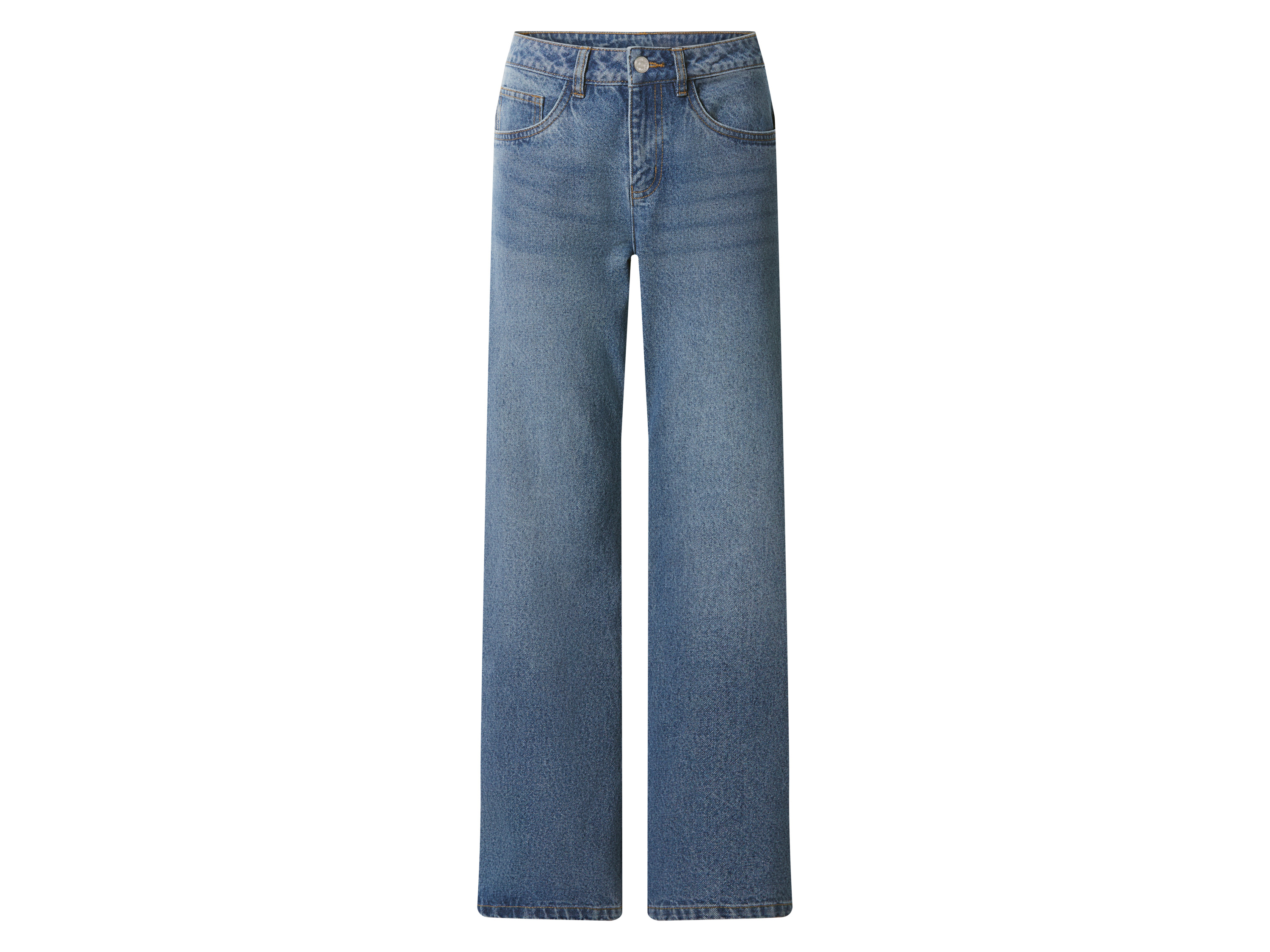 esmara® Dámske rifle Wide Leg (modrá, 40)
