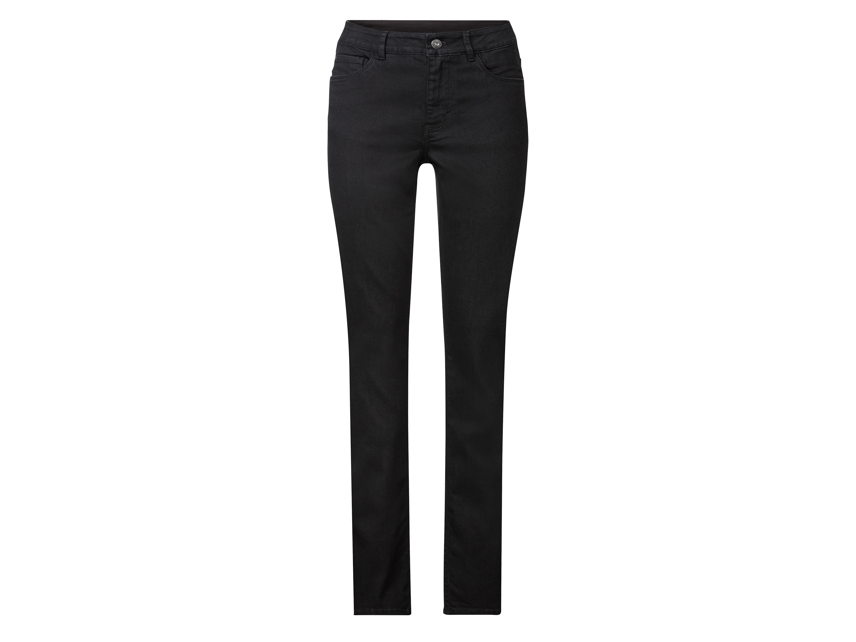 esmara® Dámske rifle „Slim Fit" (predĺžená dĺžka, 36, čierna)