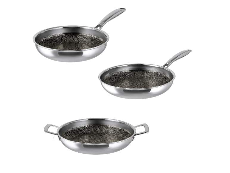 SILVERCREST® Súprava panvíc, 24/28 cm, 3-dielna