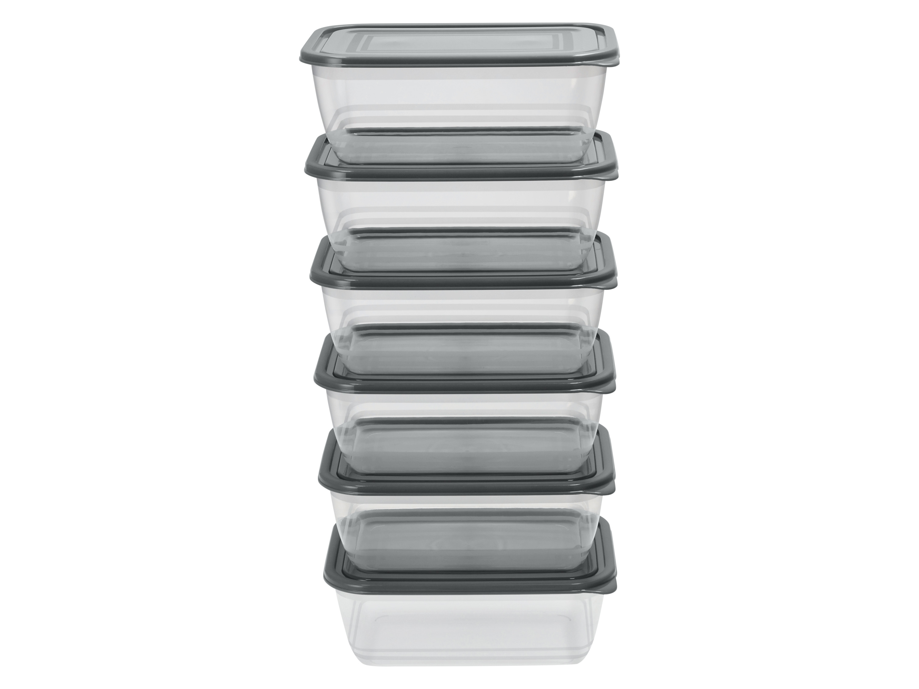 SILVERCREST® Potravinové dózy (6 x 2,0 l)