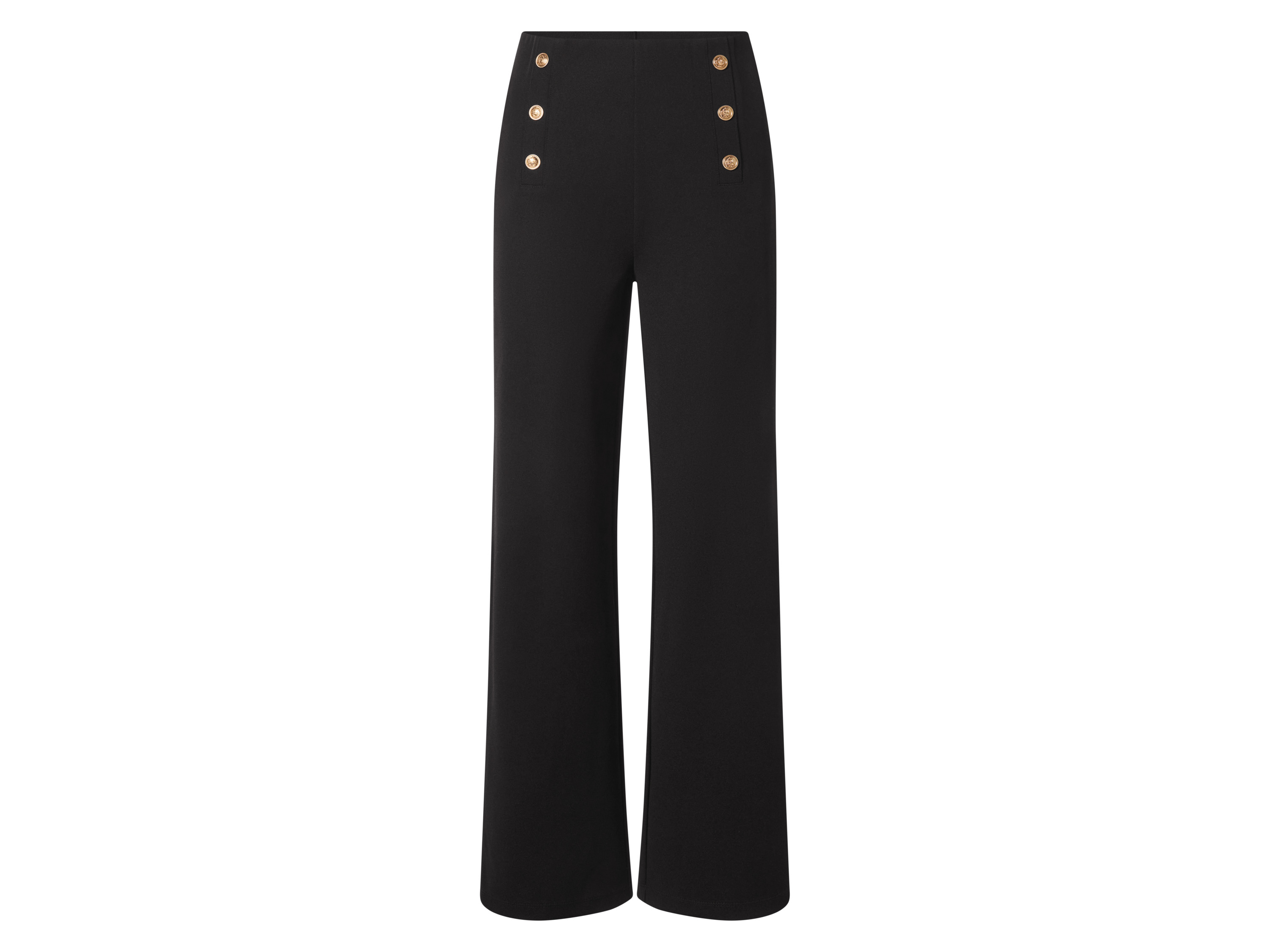 esmara® Dámske nohavice „Wide-Leg“ (čierna, 34)