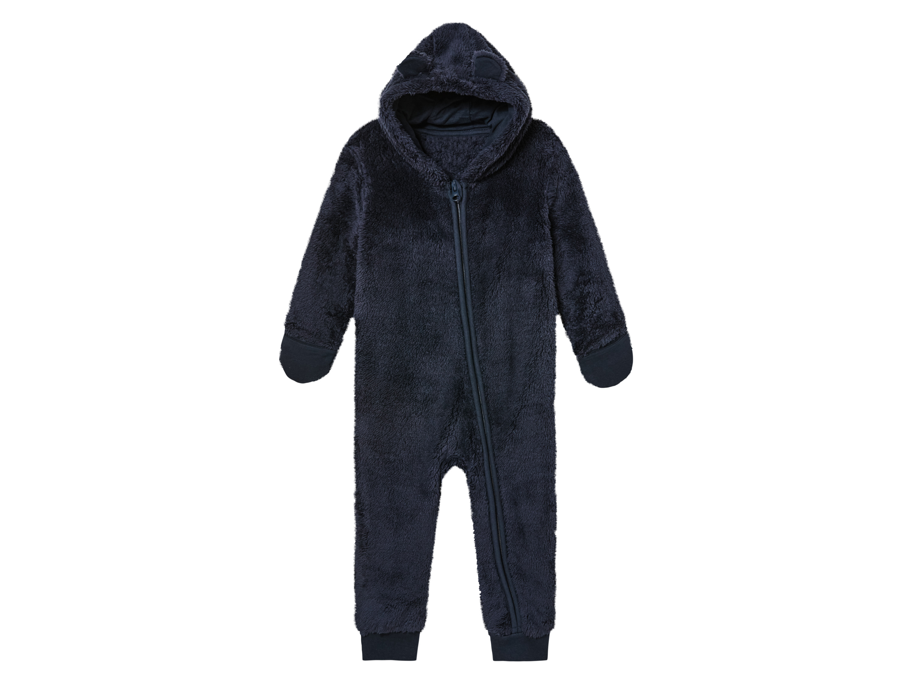 lupilu® Plyšový overal pre bábätká (50/56, navy modrá)