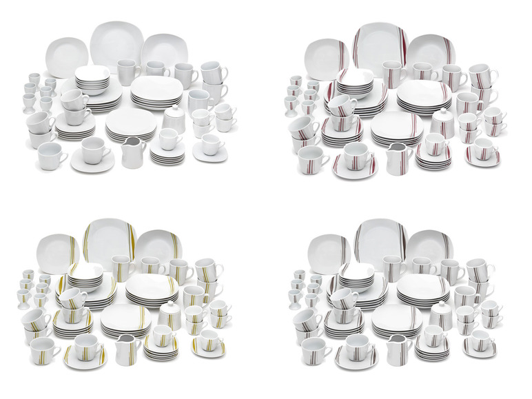 vanWell Porcelánový servis Camaro, 62-dielna súprava