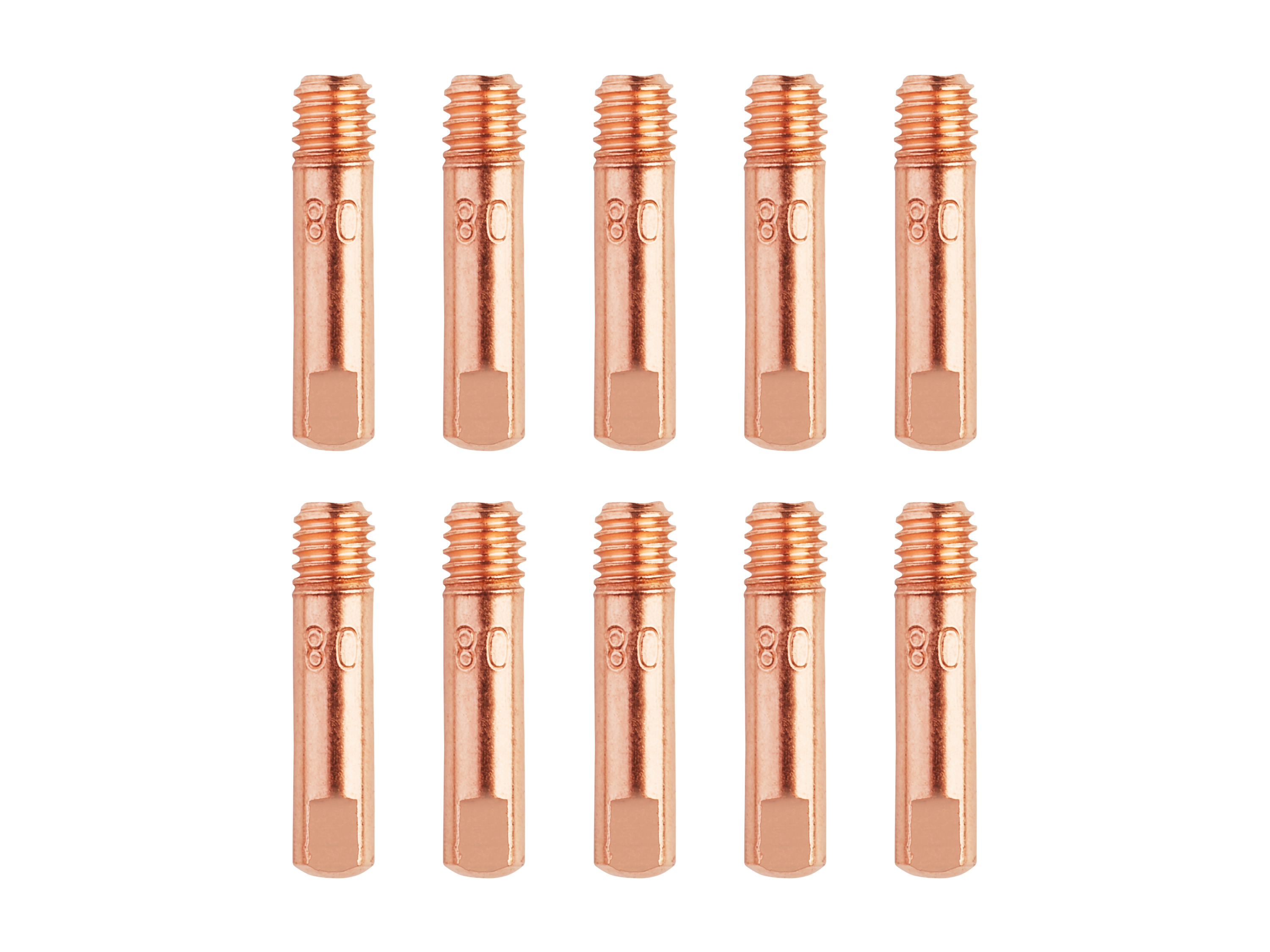 PARKSIDE® Kontaktné špičky/Trysky horáka pre zváračku na trubičkový drôt (0,8 mm)