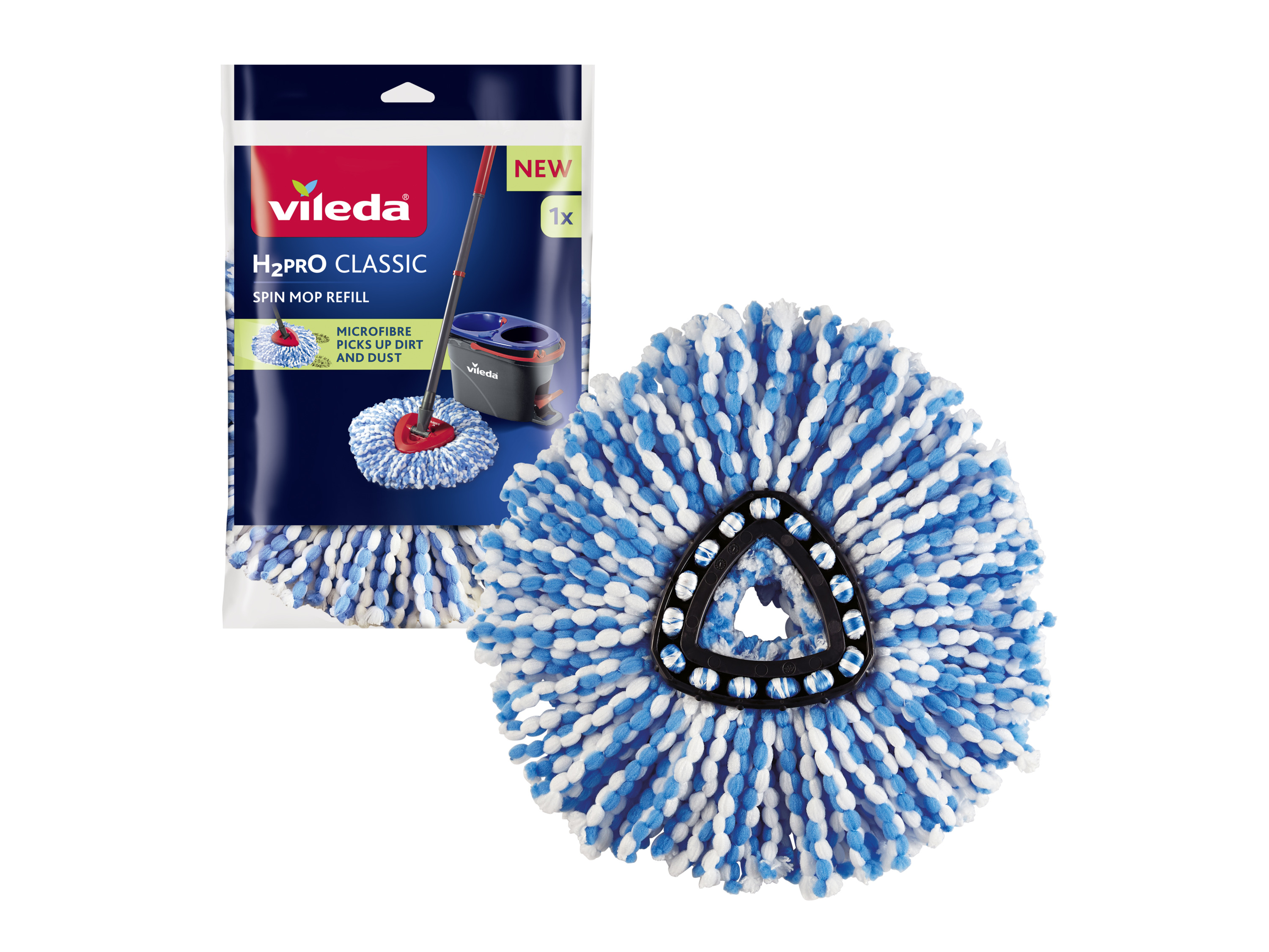 Vileda Náhradná hlavica na mop H2PrO Spin