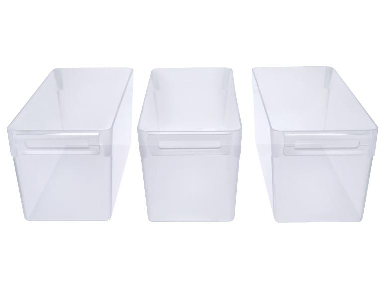 SILVERCREST® Organizéry do chladničky, L, 3 kusy