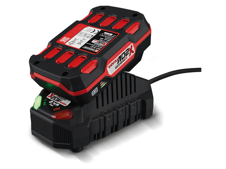 E-shop PARKSIDE® Nabíjačka 20 V/2,4 A PLG 20 C1 + Akumulátor 20 V/2 Ah PAP 20 B1