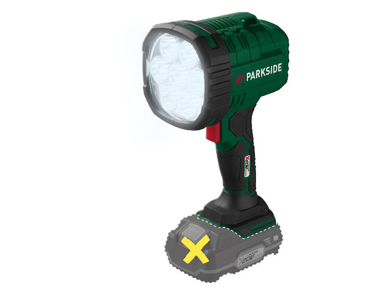 Akumulátorové LED svietidlo PARKSIDE X 20V TEAM s batériou