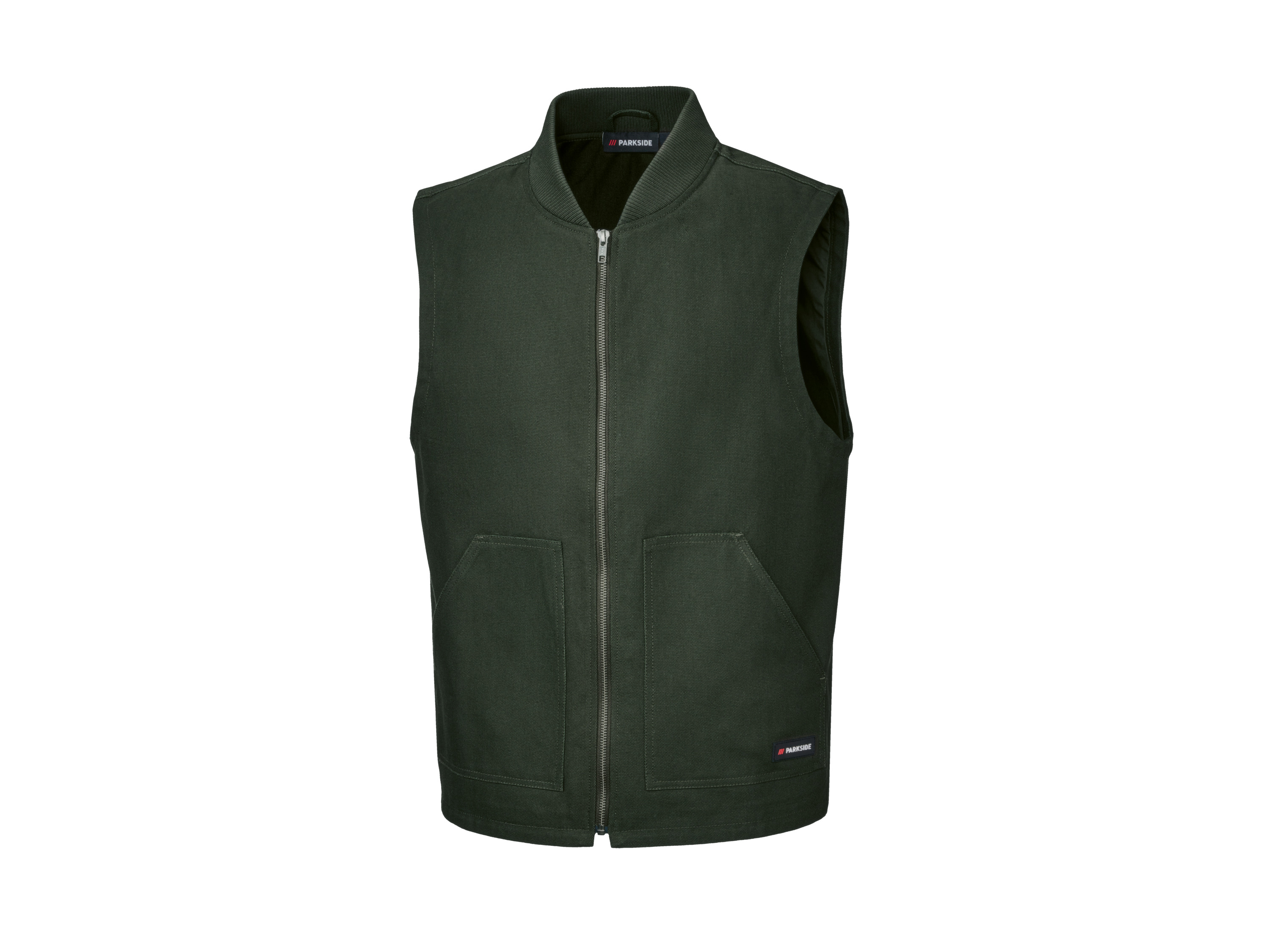 PARKSIDE® Pánska plátená vesta (zelená, M (48/50))