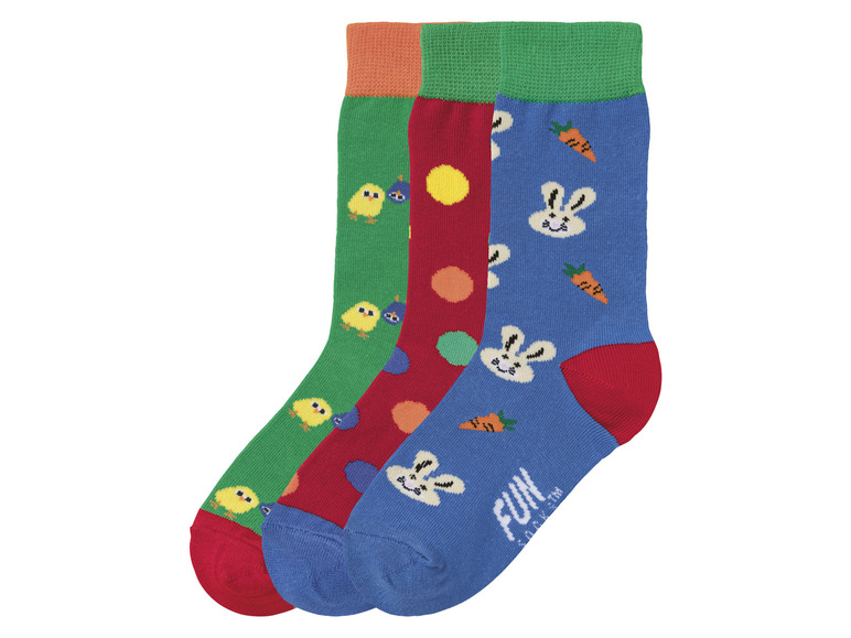 Prejsť na zobrazenie na celú obrazovku: Fun Socks Detské ponožky, 3 páry – obrázok 15