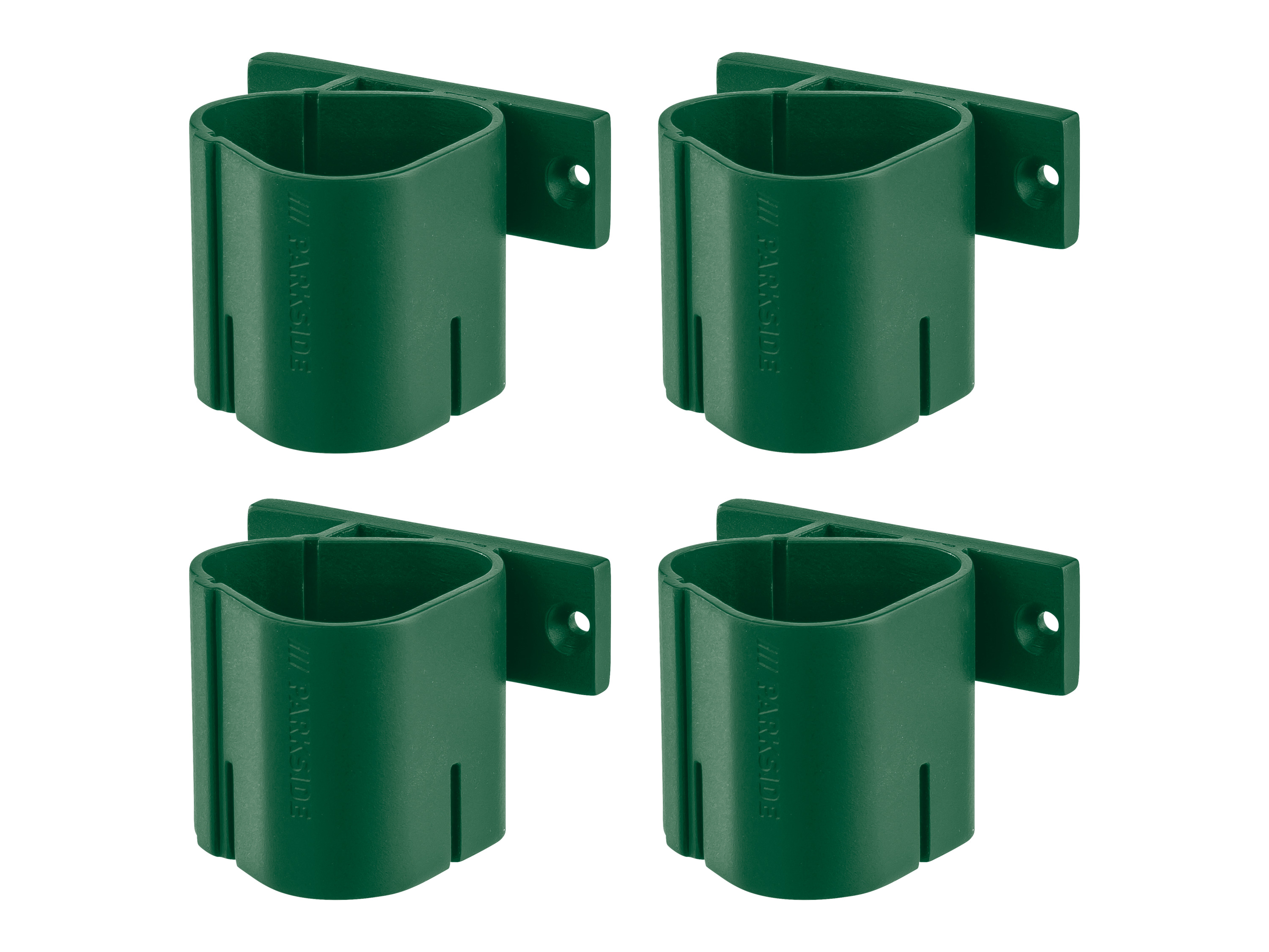 PARKSIDE® Nástenný držiak na akumulátor/aku skrutkovač (držiak na akumulátor, 4 kusy)