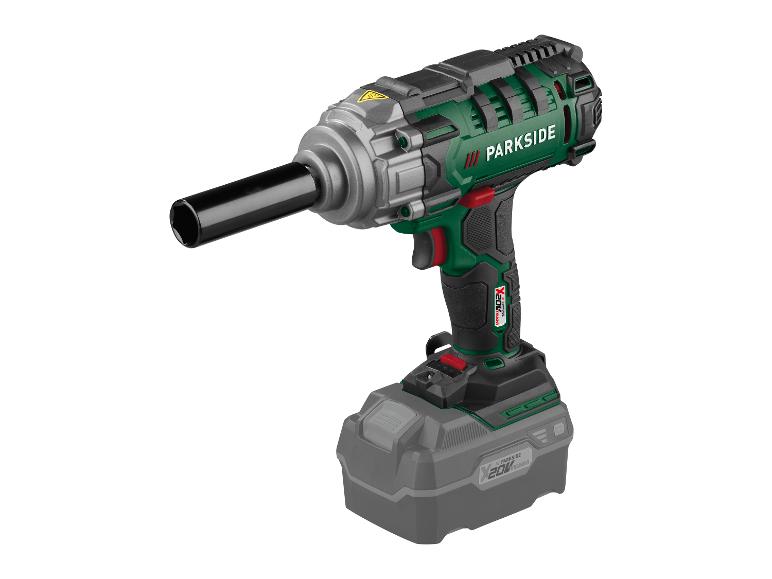 Akumulátorový rázový uťahovák Parkside X 20V Team