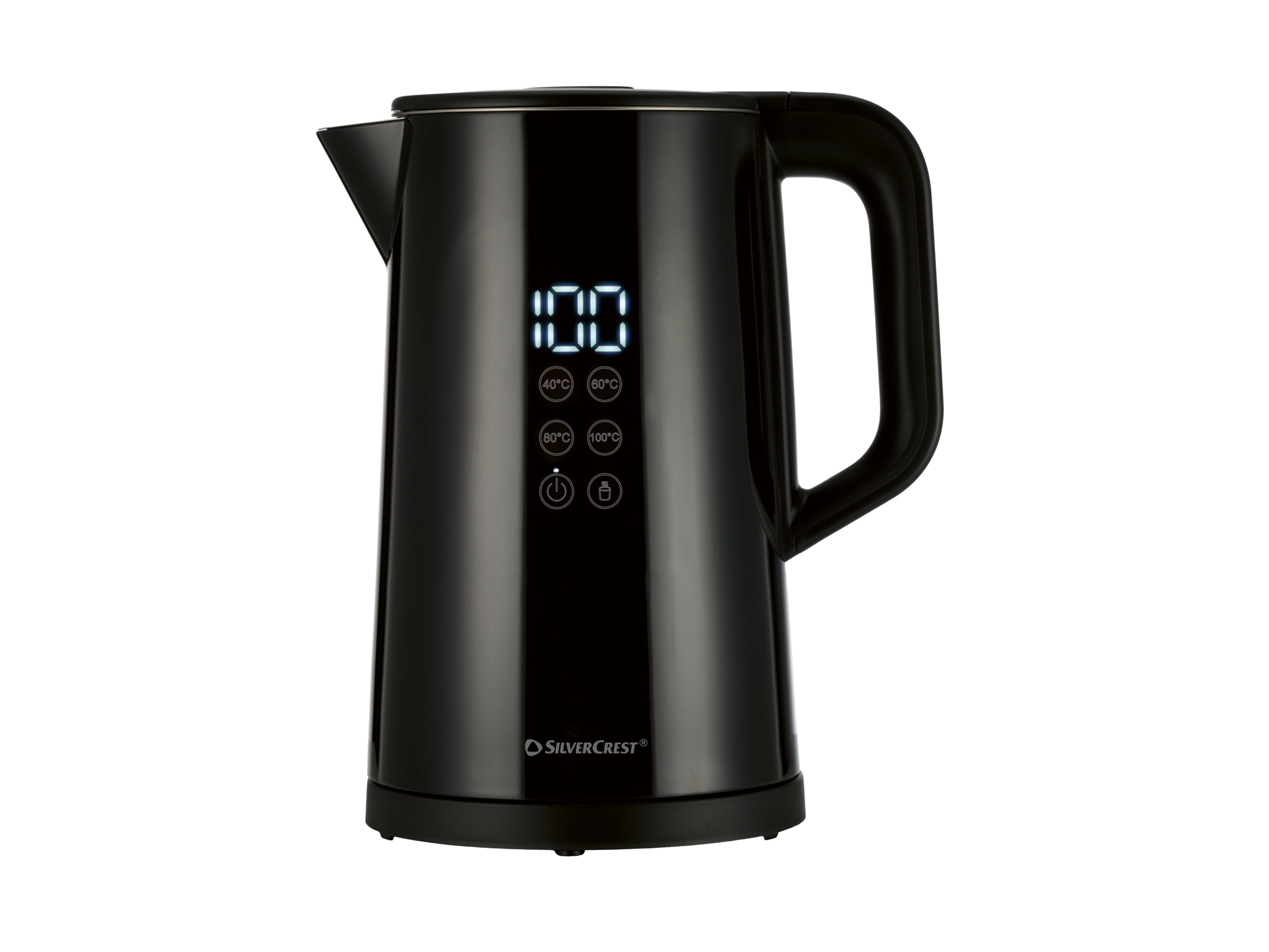 SILVERCREST® Rýchlovarná kanvica s digitálnym displejom Premium