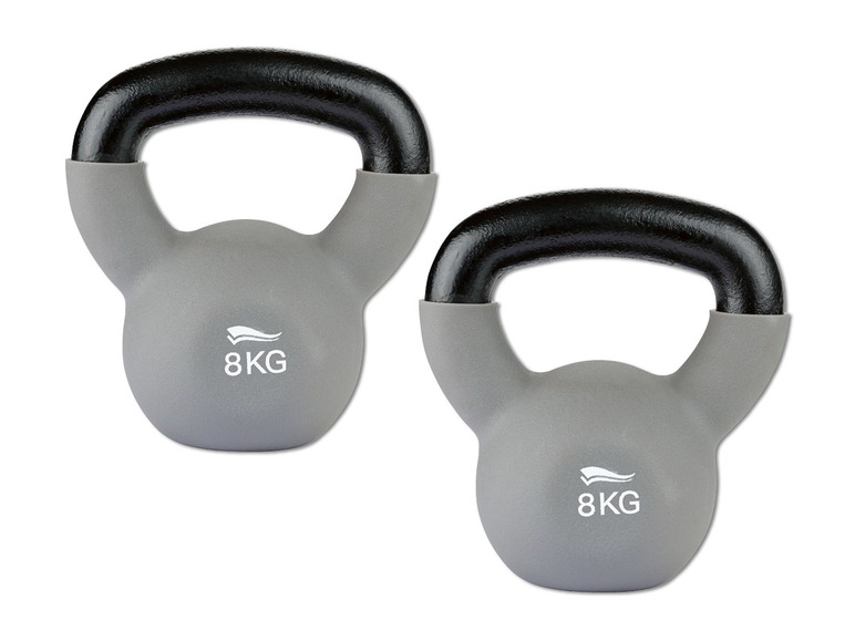 Prejsť na zobrazenie na celú obrazovku: CRIVIT Kettlebell, 8 kg, 2 kusy – obrázok 1