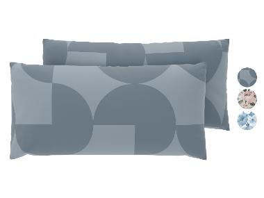 LIVARNO® Obliečky na vankúš z bavlny Renforcé, 80 x 40, 2 kusy