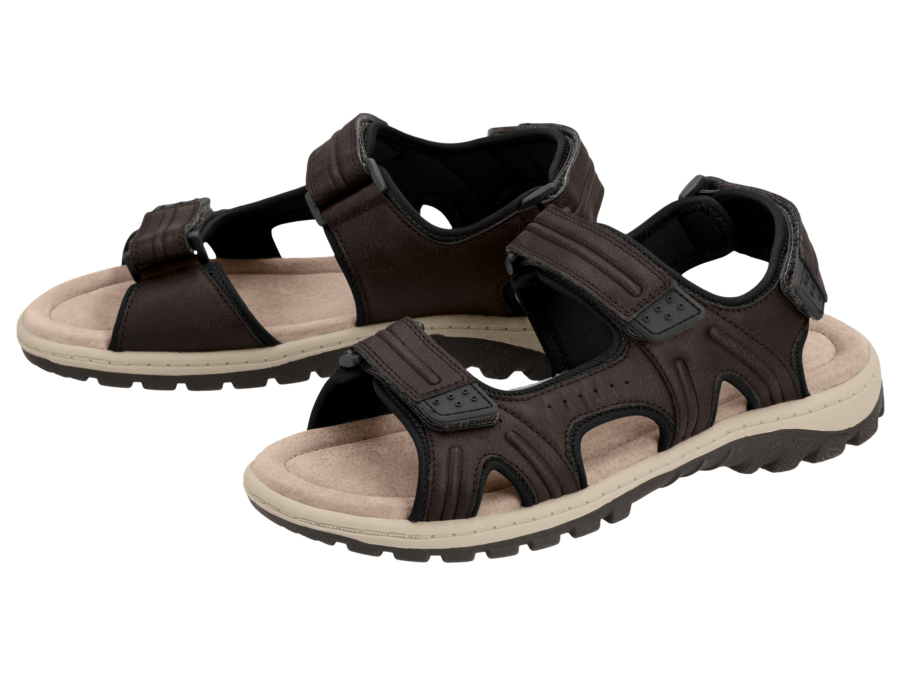 esmara Men Pánske sandále (hnedá, 44)