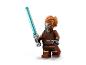 LEGO Star Wars minifigúrka Plo Koon s modrým svetelným mečom.