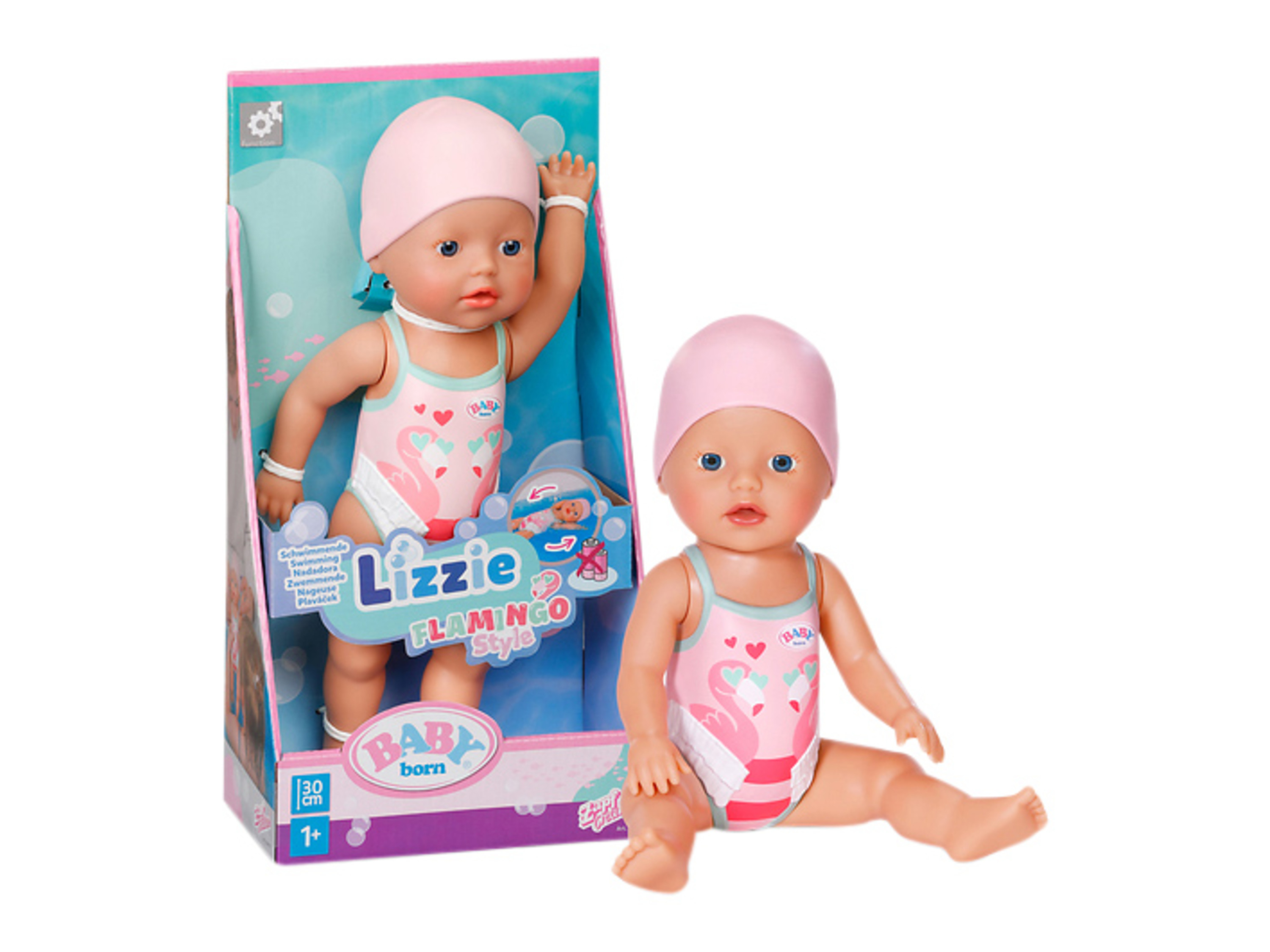 Baby Born Bábika „My First Swim Girl Lizzie“