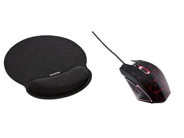 SILVERCREST® Podložka pod myš/Káblová herná myš