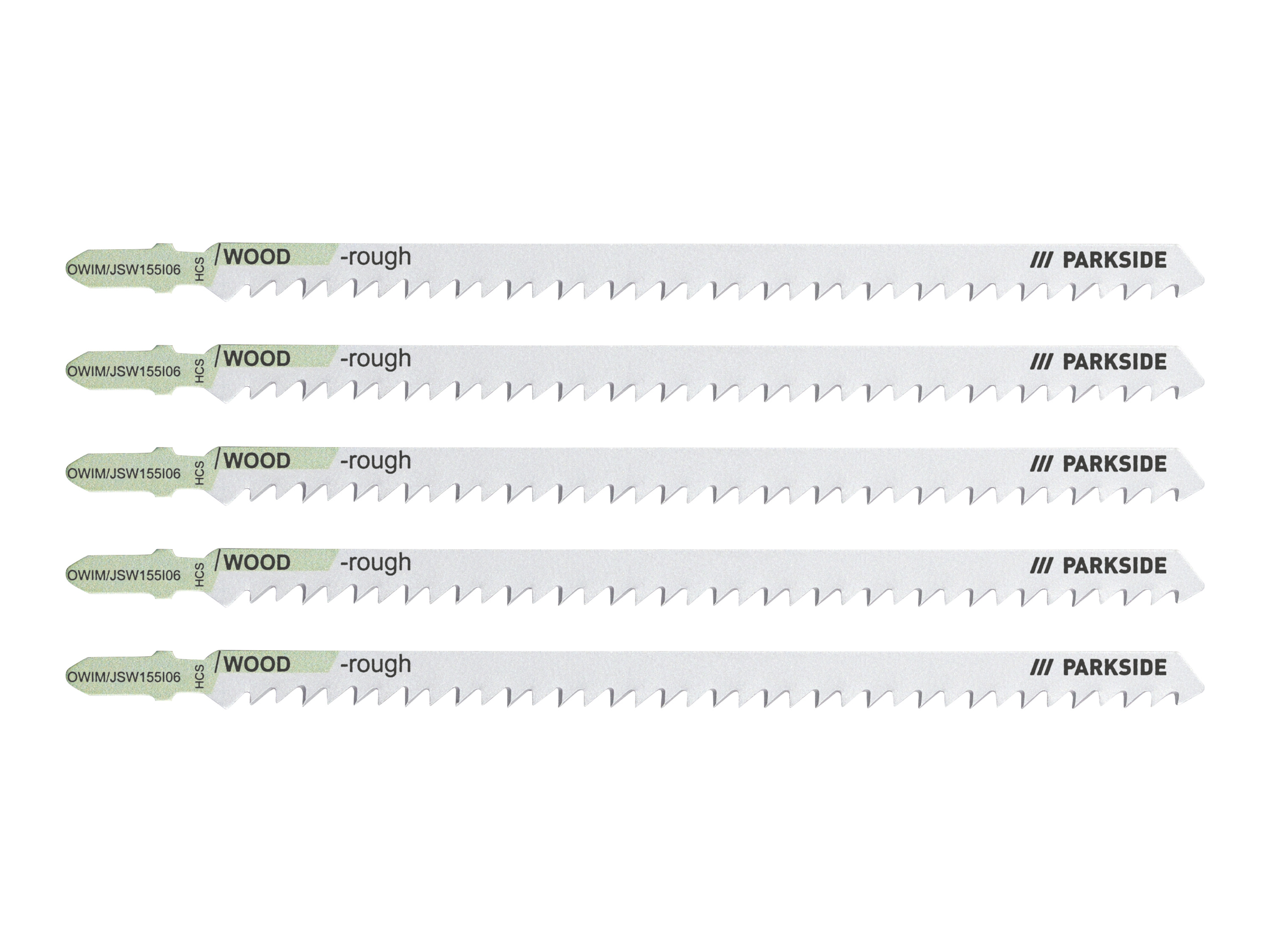 E-shop PARKSIDE® 	Súprava pílových listov (dlhé/5-dielna súprava)
