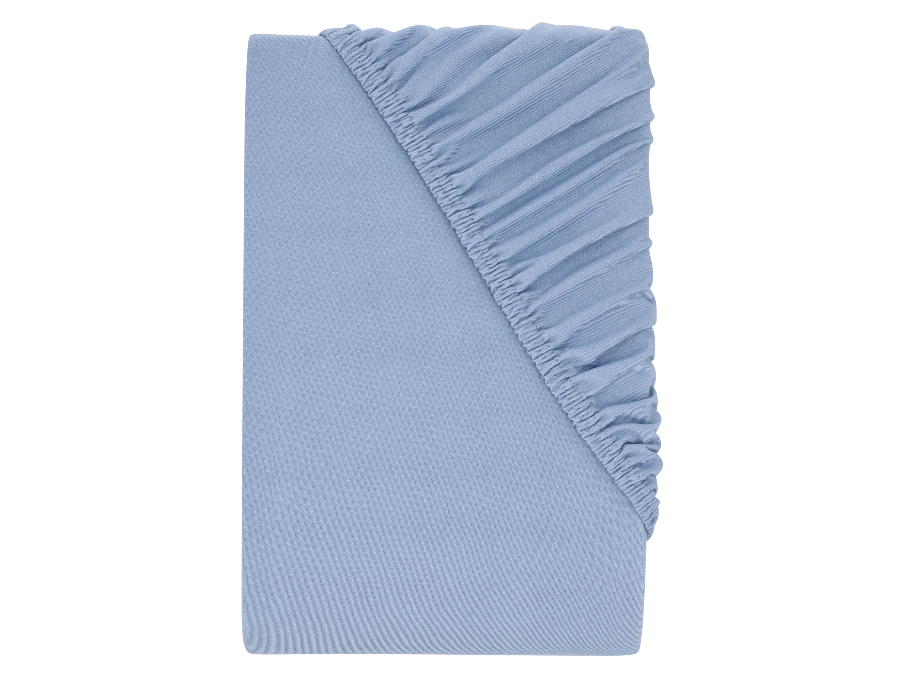 LIVARNO® Napínacia džersejová plachta, 180 – 200 x 200 cm (modrá)