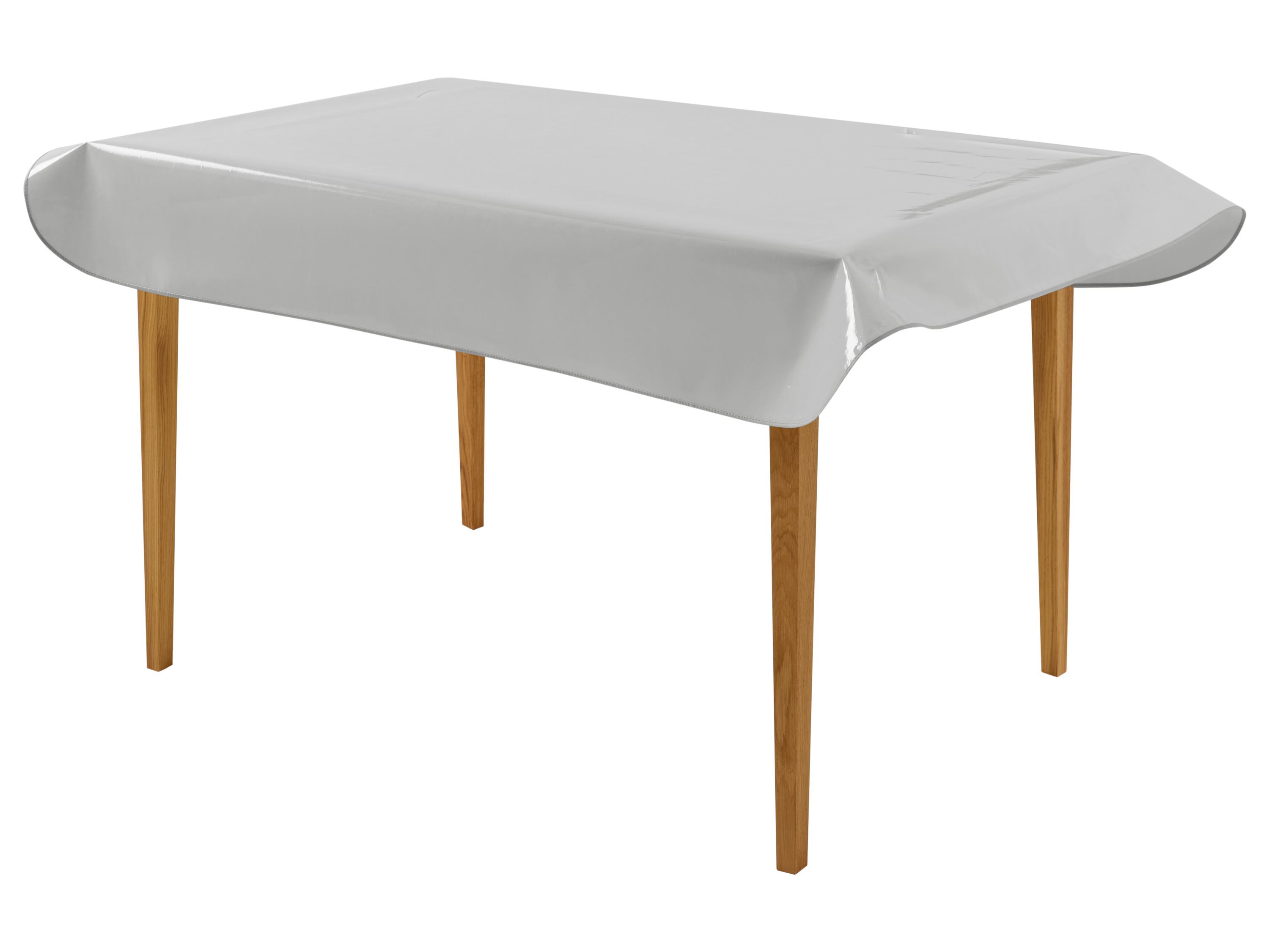 LIVARNO® Lakovaný obrus (110 x 140 cm, obdĺžnikový, sivá)