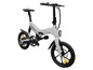Sivá Sachs e-bicykel s predným a zadným kolesom.