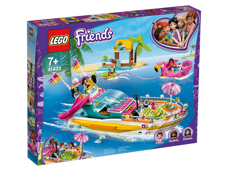 Prejsť na zobrazenie na celú obrazovku: LEGO® Friends 41433 Párty loď – obrázok 1