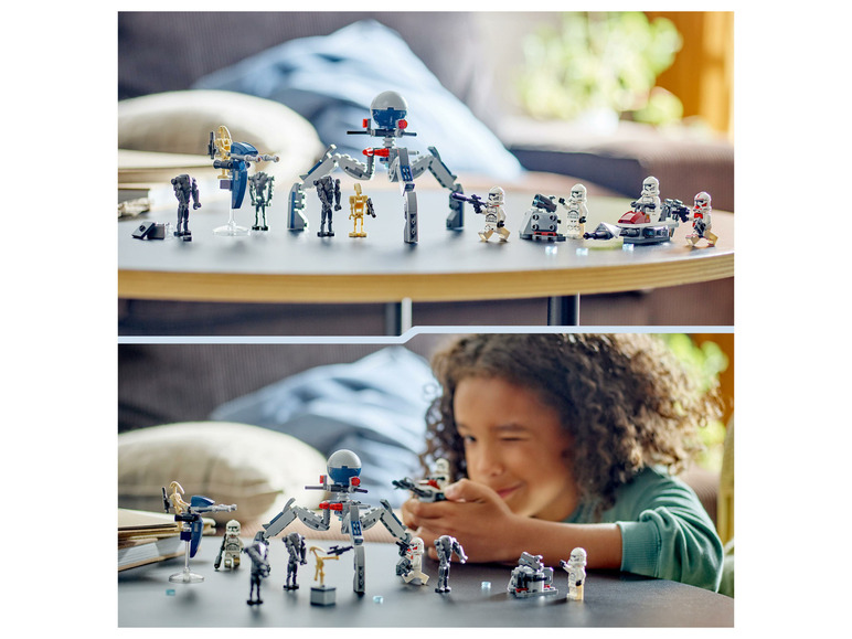 LEGO Star Wars sady s AT-TE Walkerom a Stormtroopermi.