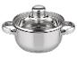 Nerezový hrniec s pokrievkou a dvoma uchami