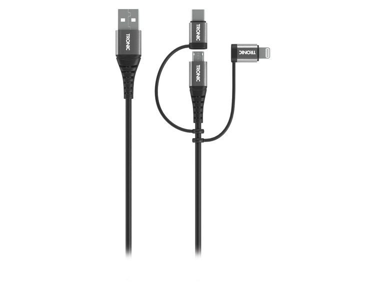 Prejsť na zobrazenie na celú obrazovku: TRONIC® Nabíjací a dátový kábel 3 v 1 – obrázok 3