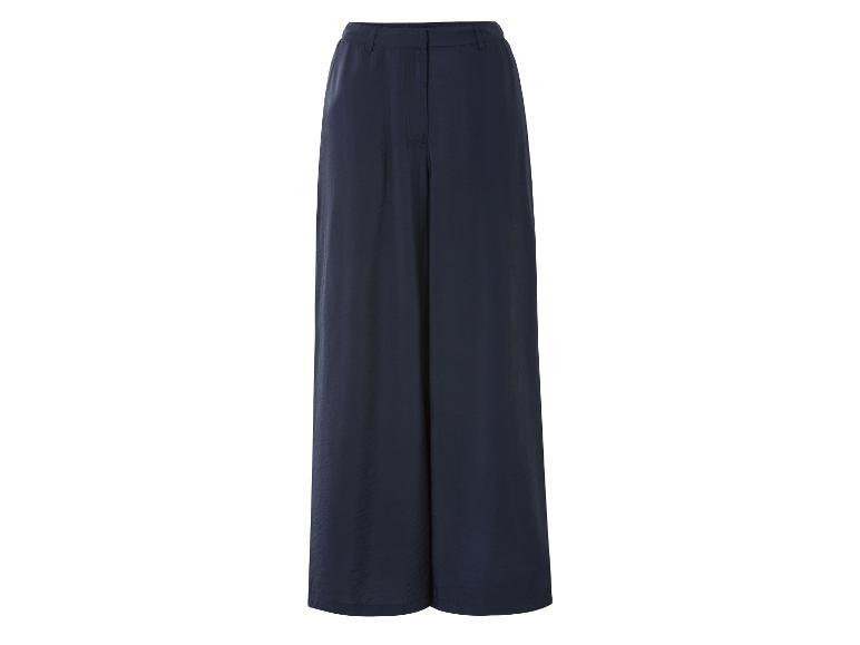 esmara® Dámske široké nohavice Wide Leg (navy modrá, 34)