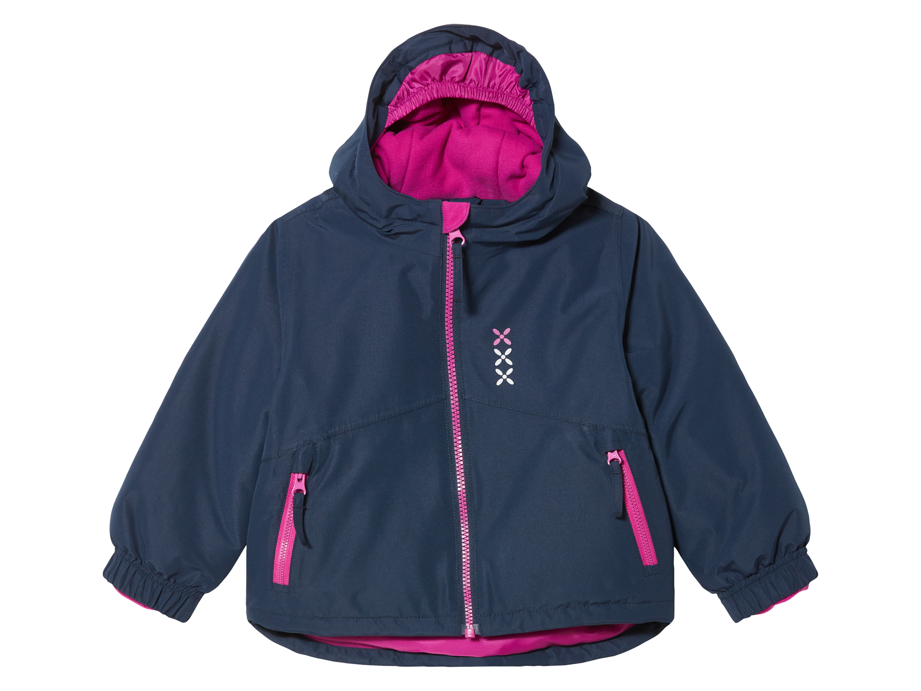 lupilu® Dievčenská zimná bunda (navy modrá/ružová, 86/92)