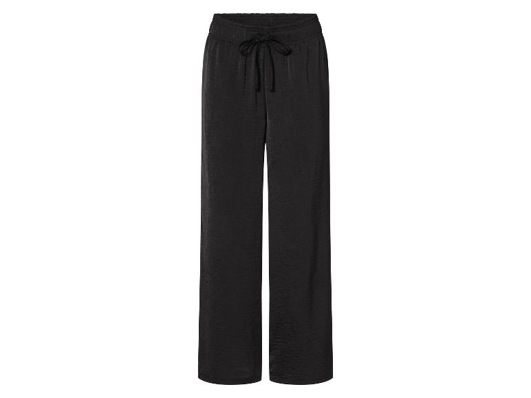 esmara® Dámske nohavice Wide leg (čierna, S (36/38))