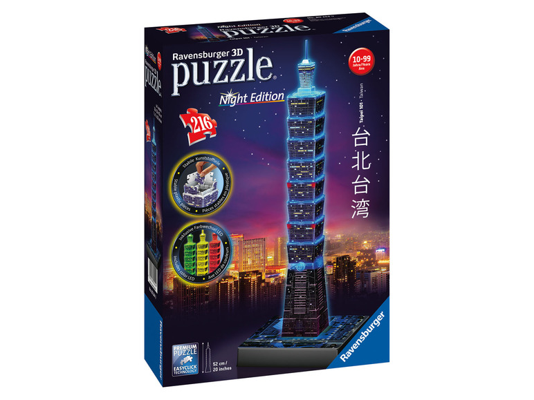 Prejsť na zobrazenie na celú obrazovku: Ravensburger 3D Puzzle LED stavba – obrázok 1