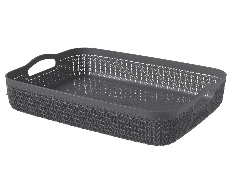 Prejsť na zobrazenie na celú obrazovku: Curver Úložný pletený kôš KNIT, 4,5 l/8 l – obrázok 2