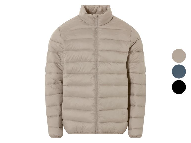 Béžová prešívaná bunda na zips