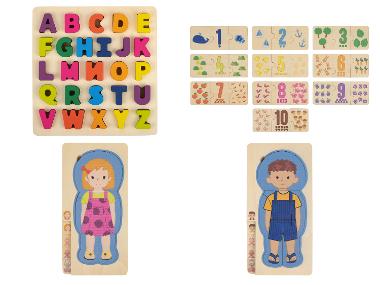 LUPILU® Drevené náučné puzzle